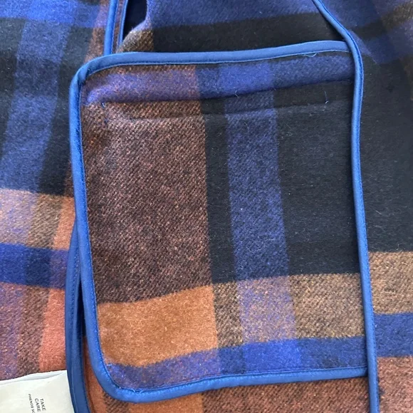 Avec Les Filles Plaid Pattern Coat in Blue | NWOT | Size XS - Picture 15 of 17